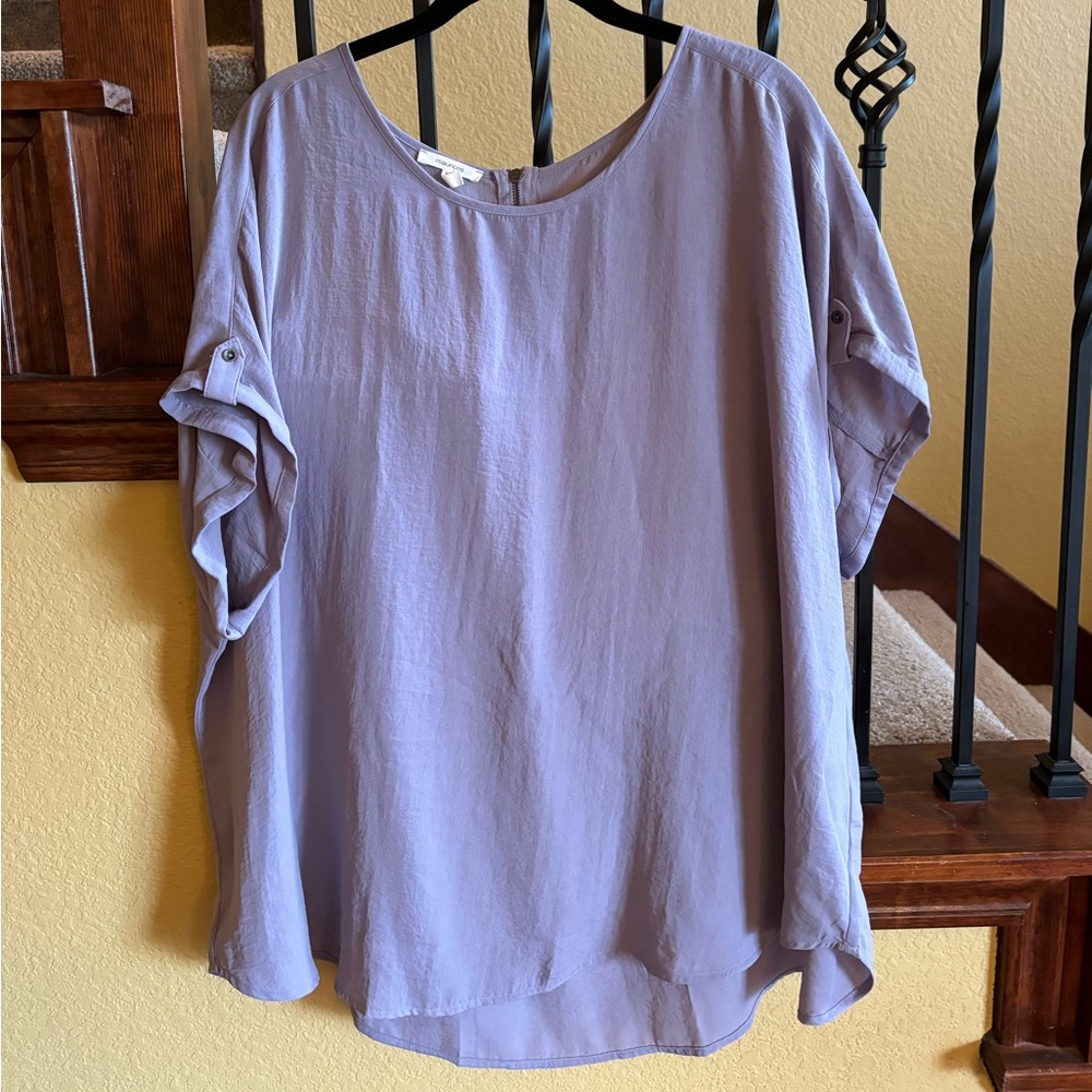 Maurice’s lavender blouse 2X